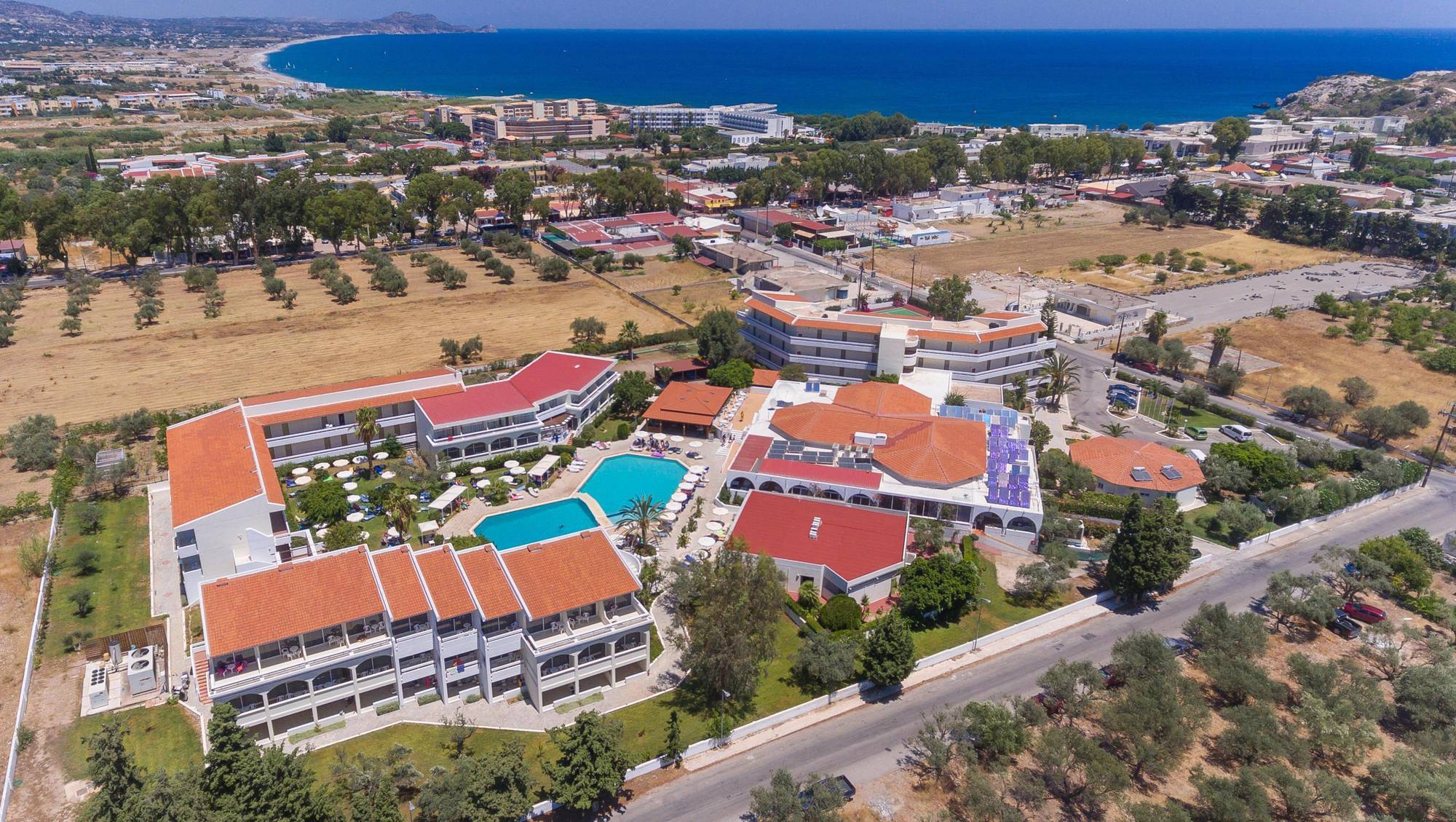 Hotel Niriides Beach Kolymbia Extérieur photo